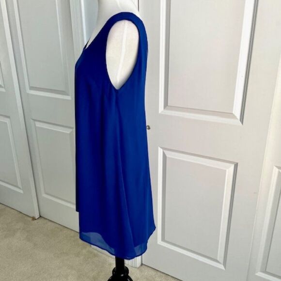 HYFVE HYFVE HYFVE Blue Dress with Decorative Straps on Back Size Large - Picture 3 of 4